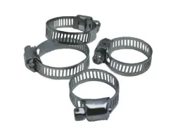Schlauchschelle mit Bandbreite 9 mm (W1), Spannbereich 12-22 mm - 4 Stück