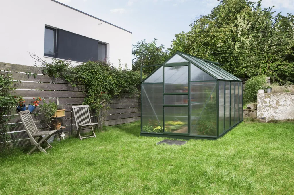 Gewächshaus Venus 6200 HKP 4 mm, Farbe smaragd