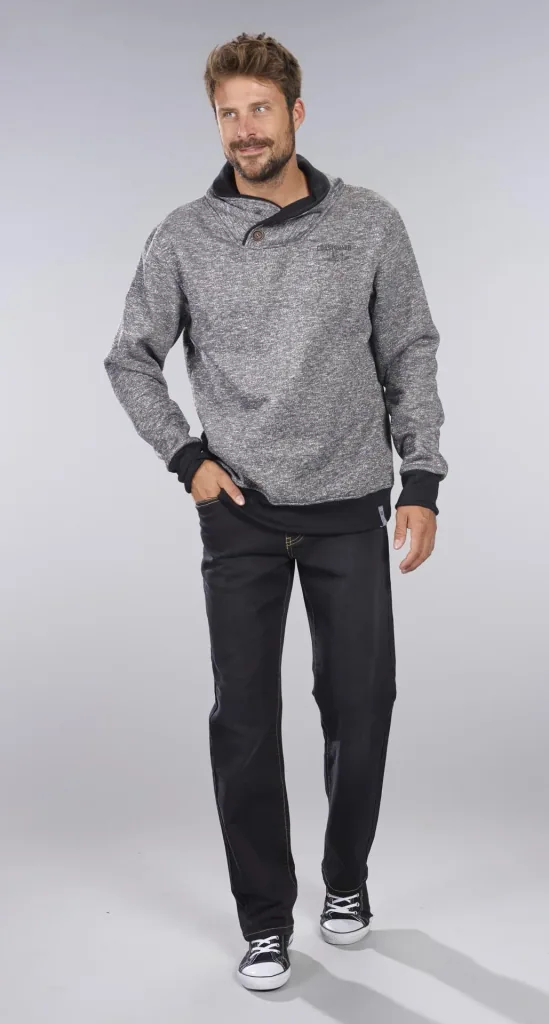 Joggpants aus Stretchdenim, Farbe schwarz, Gr.52