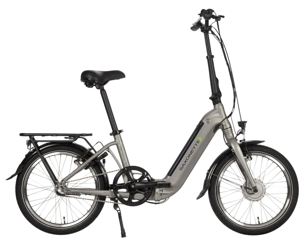 Unisex E-Faltrad, 20 Zoll, Rahmenhöhe 33 cm,3 Gang Nabenschaltung, silber matt, Sylt