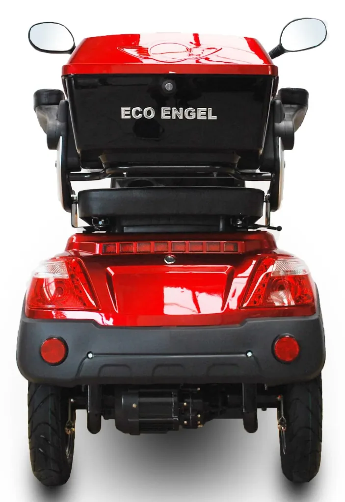 E-Scooter rot - 4 Räder - 25 km/h - Seniorenmobil