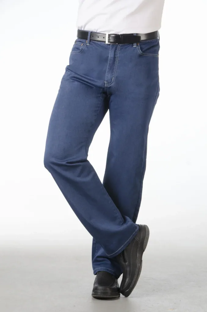 Edeljeans, knitterfrei, besonders weich, Farbe blau Gr.30