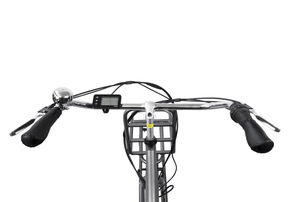 Damen City E-Bike, 28 Zoll, Rahmenhöhe 50 cm, 7-Gang Nabenschaltung, grau, Rosendaal 3 Lady, 13Ah