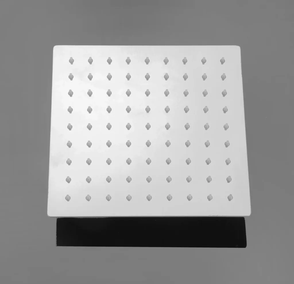 Duschkopf Kopfbrause 20x20 cm Regendusche aus Edelstahl mit 1 Strahlart G1/2 individuell einsetzbar
