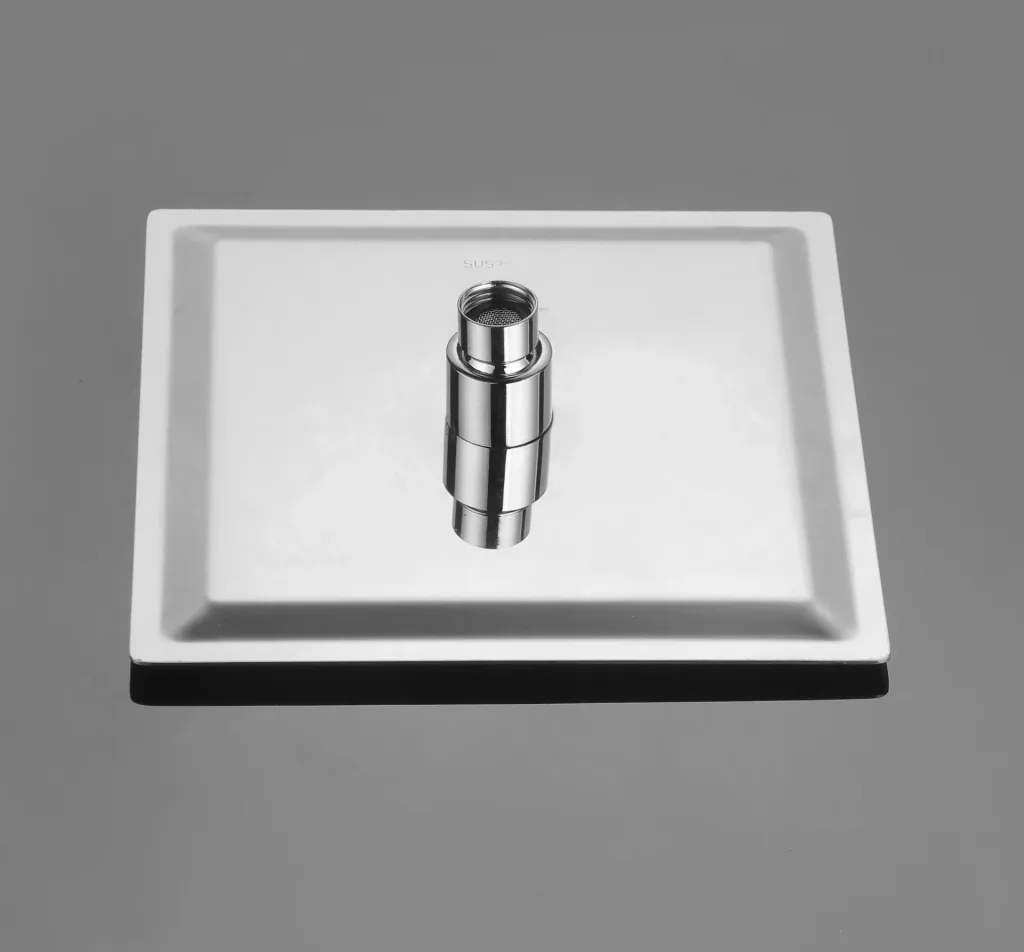 Duschkopf Kopfbrause 20x20 cm Regendusche aus Edelstahl mit 1 Strahlart G1/2 individuell einsetzbar