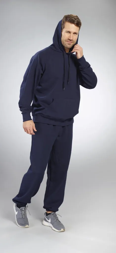 Hoody mit Kängurutasche, Farbe marine, Gr.2XL