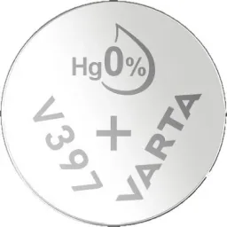 Silberoxid Knopfzelle V396 / V397 / SR59, 1,55 Volt - 1 Stück