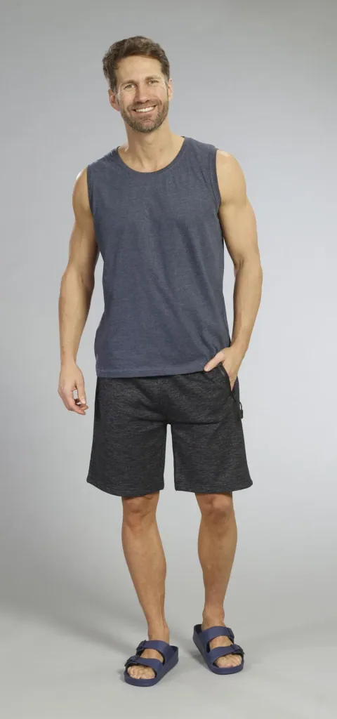 Tank Top, Farbe marine/melange, Gr.2XL