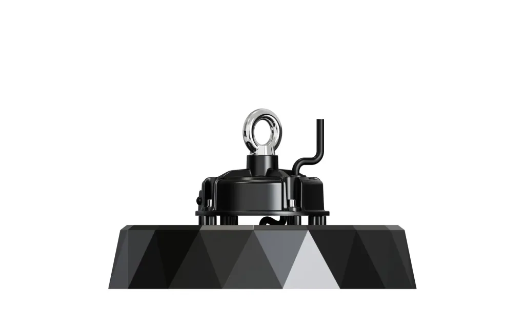 Die LED-HighBay PRO mit Diamant Design bietet 150 W, 22500 lm, 5000 K, IP65 Schutz, Philips Netzteil & Lumileds LED