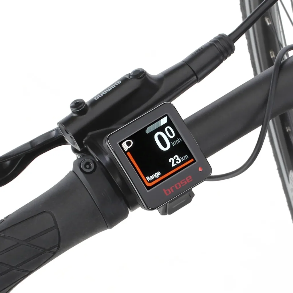 Herren E-Bike Trekking, 28 Zoll, Rahmengröße 55cm, 10-Gang Kettenschaltung, graphit metallic matt, VIATOR 6.0i