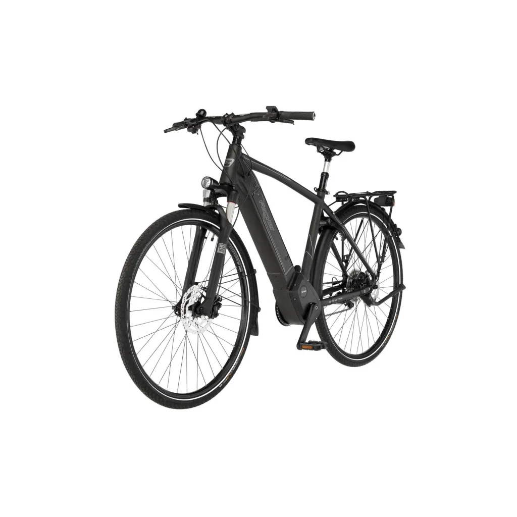 Herren E-Bike Trekking, 28 Zoll, Rahmengröße 55cm, 10-Gang Kettenschaltung, graphit metallic matt, VIATOR 6.0i