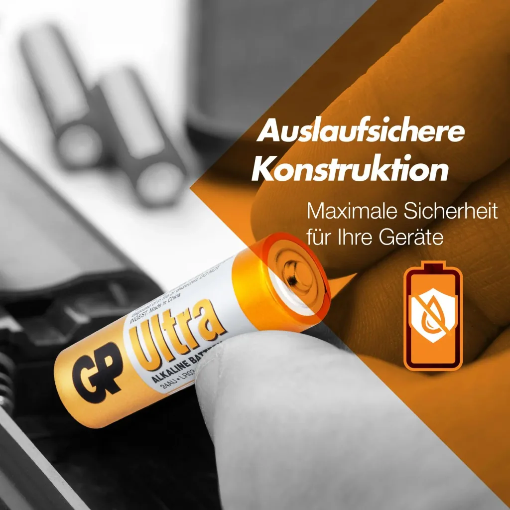 ULTRA Micro (AAA) Alkaline Batterien - 4 Stück
