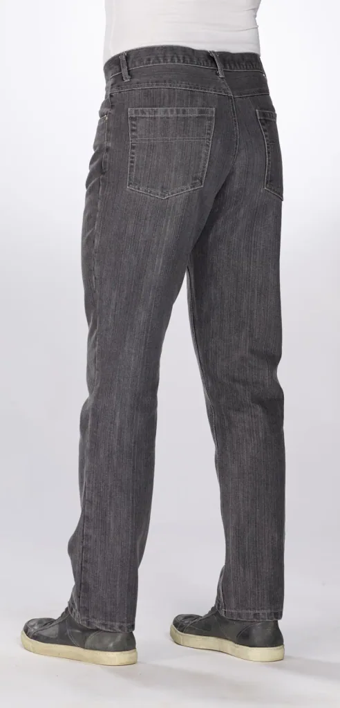Komfortjeans im 5-Pocket Style, Farbe grau, Gr.27