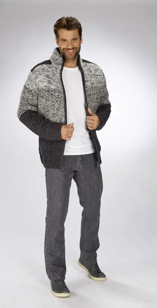 Komfortjeans im 5-Pocket Style, Farbe grau, Gr.27
