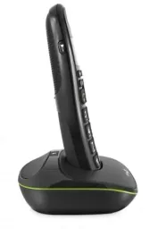 Analoges DECT-Telefon PhoneEasy 100w schwarz mit Telefonbuch bis zu 20 Einträgen