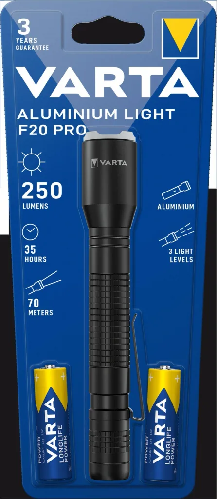 LED Taschenlampe - F20 Pro Aluminium Light, stoßfest
