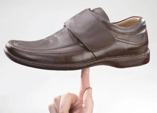 Komfortschuh, braun, Gr. 40
