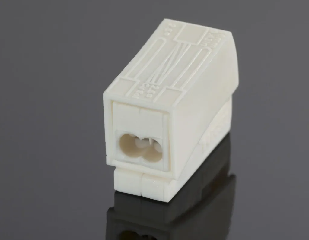 Leuchtenklemmen, 100 Stk., 2,5 mm², doppelt, weiß