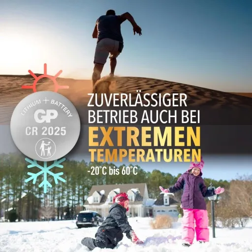 Lithium Knopfzelle CR2025 - 5 Stück