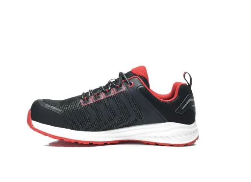 Sicherheitshalbschuh LIVAS black-red Low ESD S1P Gr. 44