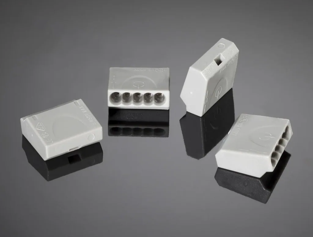 Stecklemmen, 100 Stk, 5 x 1,0 - 2,5 mm², grau