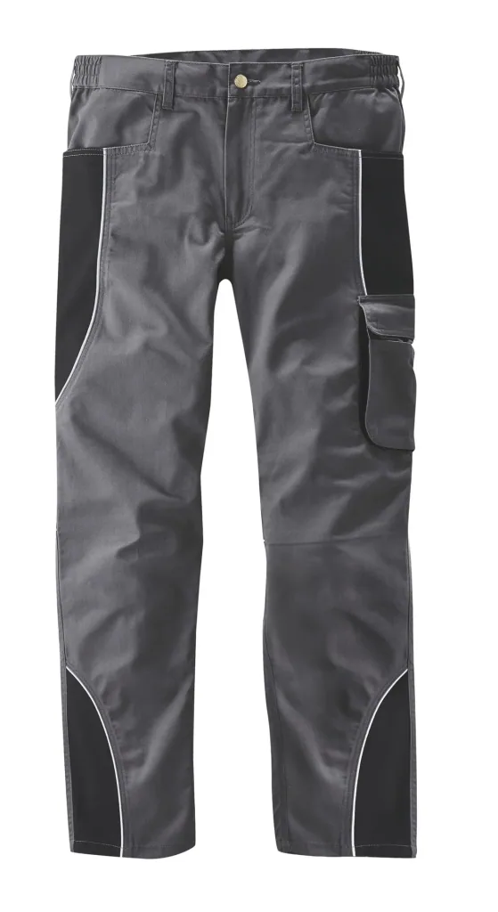 Bundhose mit Reflektorpaspel, Farbe anthrazit/schwarz, Gr.56