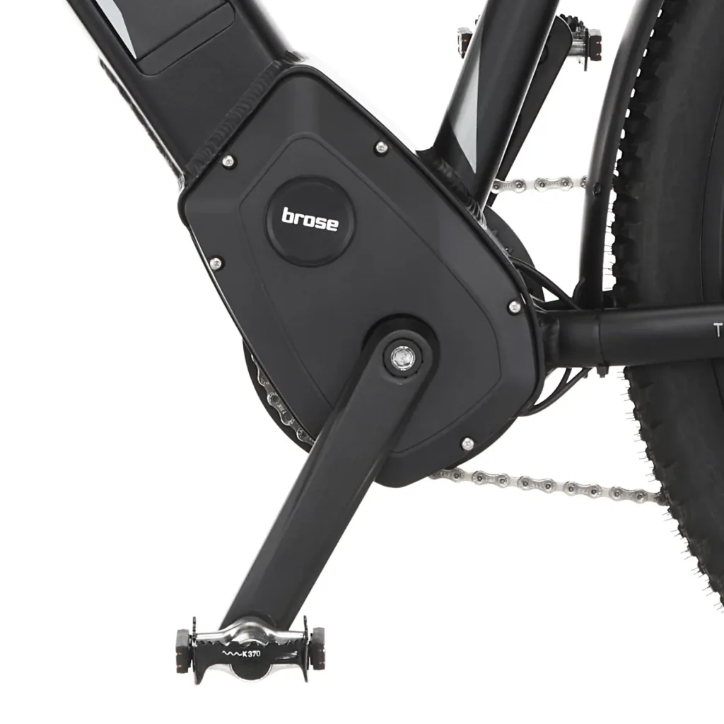 Damen E-Bike ATB, 27,5 Zoll, Rahmengröße 44cm, 10-Gang Kettenschaltung, schwarz matt, TERRA 5.0i