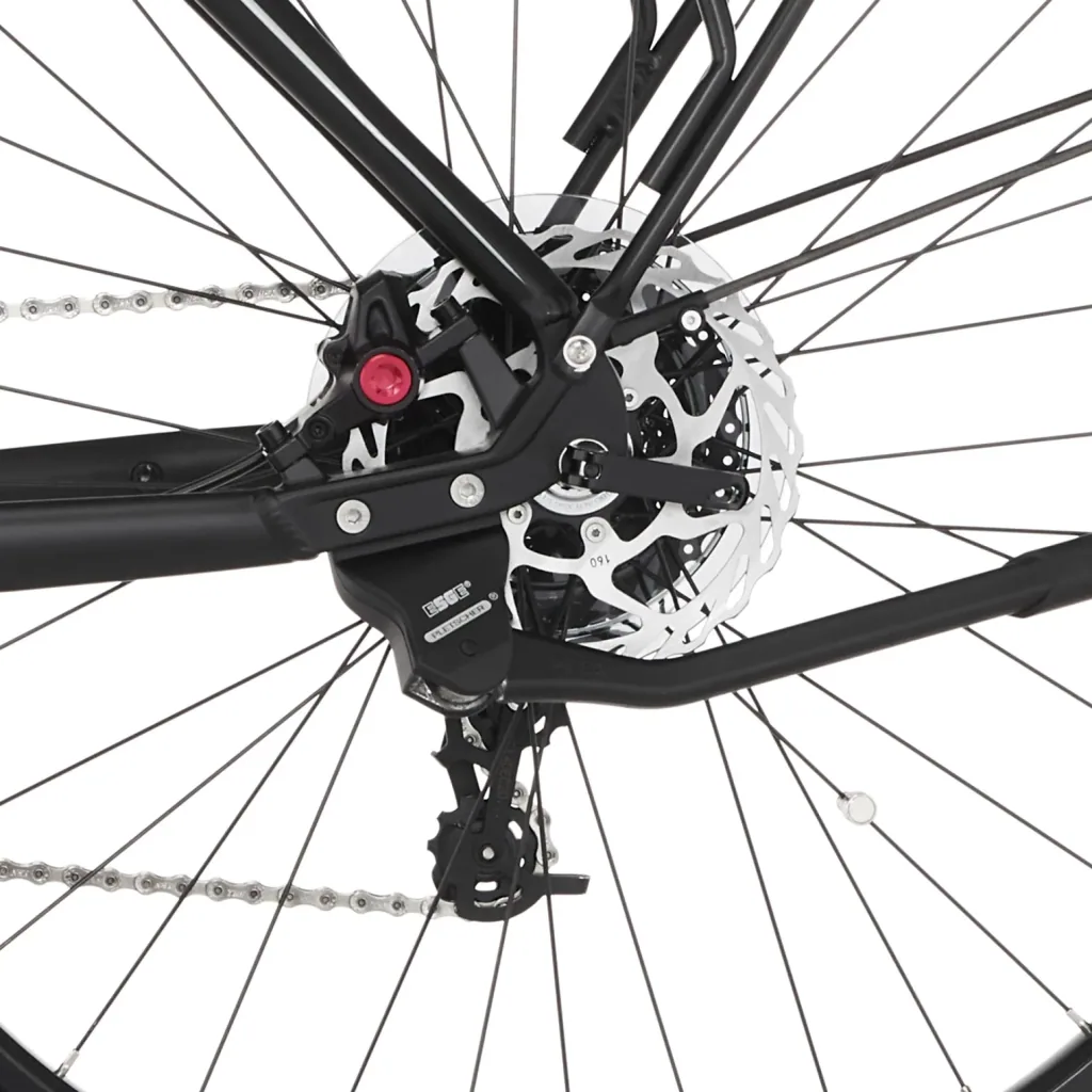 Damen E-Bike ATB, 27,5 Zoll, Rahmengröße 44cm, 10-Gang Kettenschaltung, schwarz matt, TERRA 5.0i