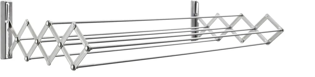 Wandtrockner "Ruck Zuck 100", 6,6 m Trockenlänge, 20 kg Tragkraft, Silber