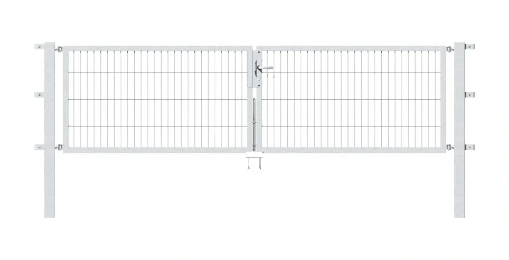 Doppeltor-Set Flexo inkl. Pfosten 3 x 1 m feuerverzinkt