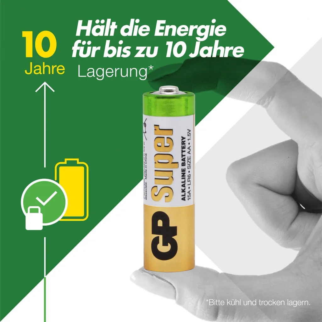 SUPER Mignon (AA) Alkaline Batterien - 40 Stück