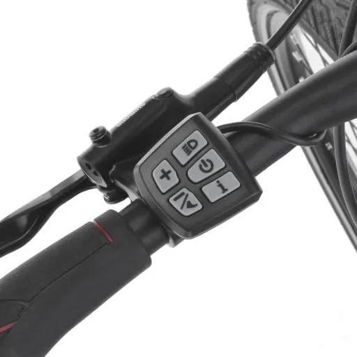 Damen E-Bike Trekking, 28 Zoll, Rahmengröße 44cm, 8-Gang Kettenschaltung, anthrazit matt, VIATOR 2.0