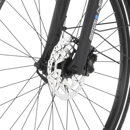 Damen E-Bike Trekking, 28 Zoll, Rahmengröße 44cm, 8-Gang Kettenschaltung, anthrazit matt, VIATOR 2.0