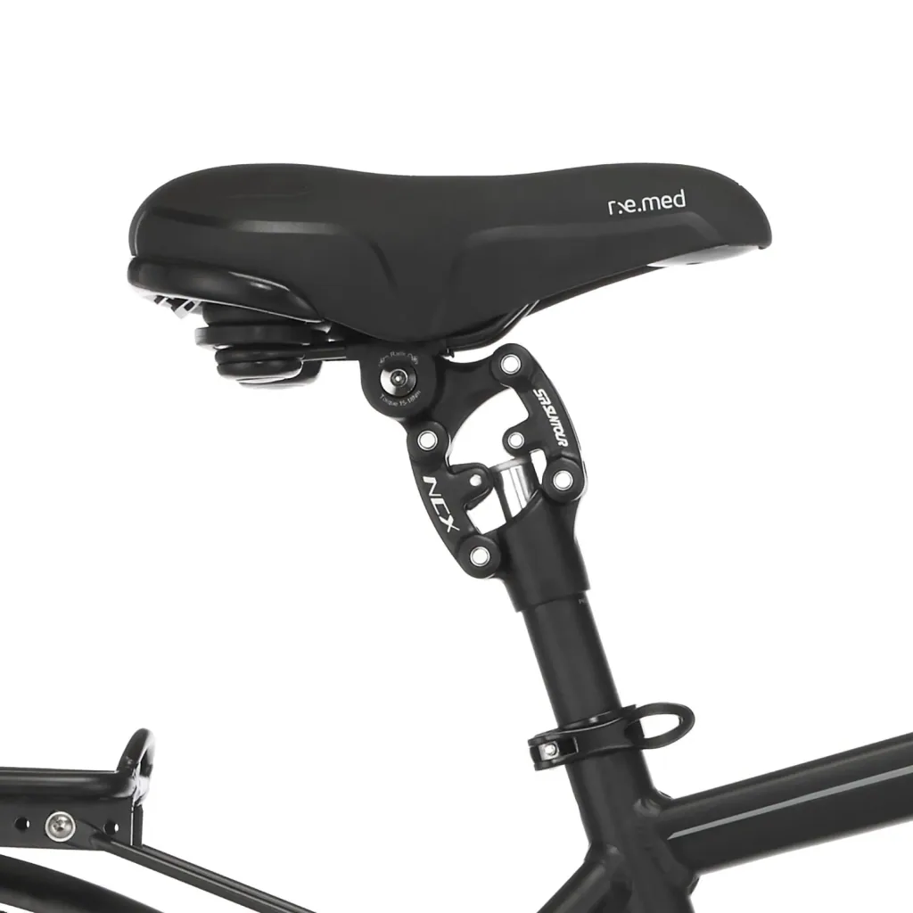 Herren E-Bike Trekking, 28 Zoll, Rahmengröße 55 cm, 10-Gang Kettenschaltung, schwarz matt, VIATOR ETH 1861