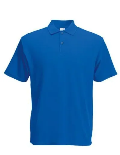 Poloshirt mit Piquestruktur, Farbe royal, Gr.M