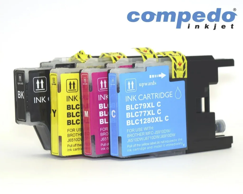 Druckerpatrone für Brother LC1220/LC1240 Multipack- 3er Pack Cyan, Magenta, Gelb