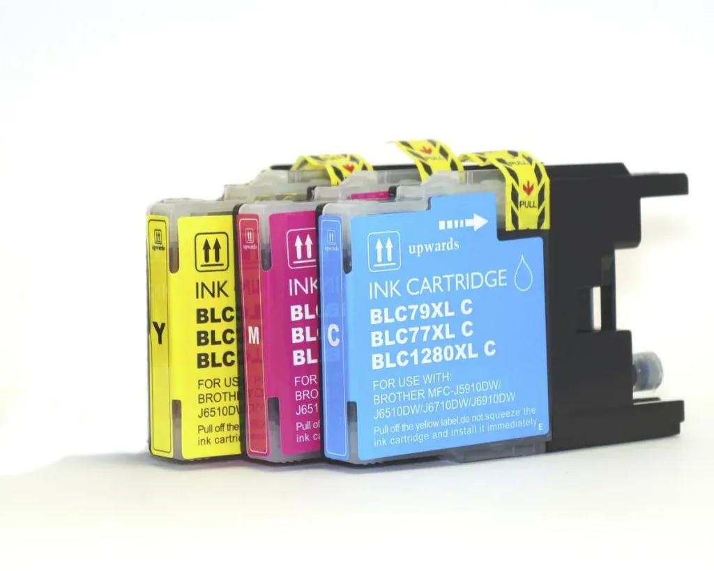 Druckerpatrone für Brother LC1220/LC1240 Multipack- 3er Pack Cyan, Magenta, Gelb