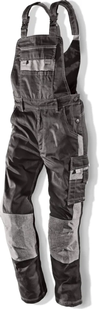 Berufslatzhose NITRO, schwarz-grau, Gr. XL