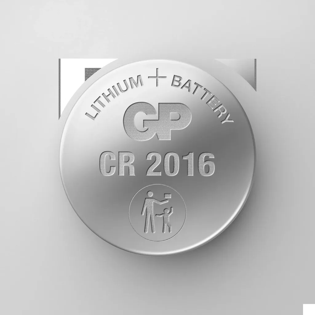 Lithium Knopfzelle CR2016 - 5 Stück