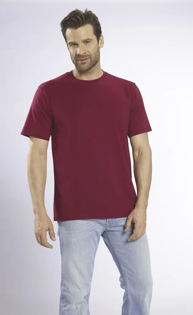 Big Size T-Shirt, rot, Gr.M