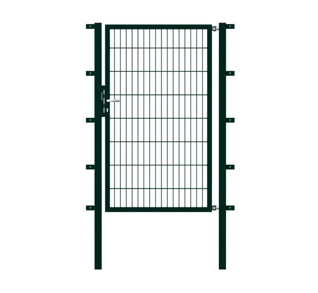 Einzeltor Flexo mit Zubehör, grün/ Breite 200 cm, Höhe 120 cm