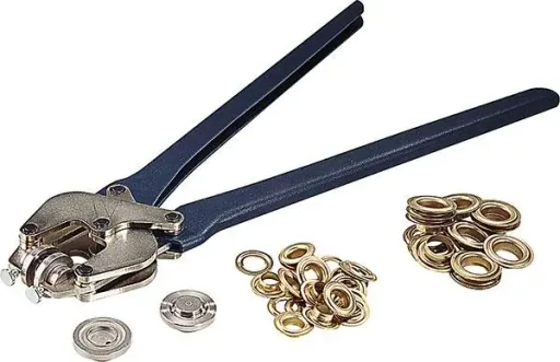 Ösen 18,0 mm, Messing blank, 10 Stück