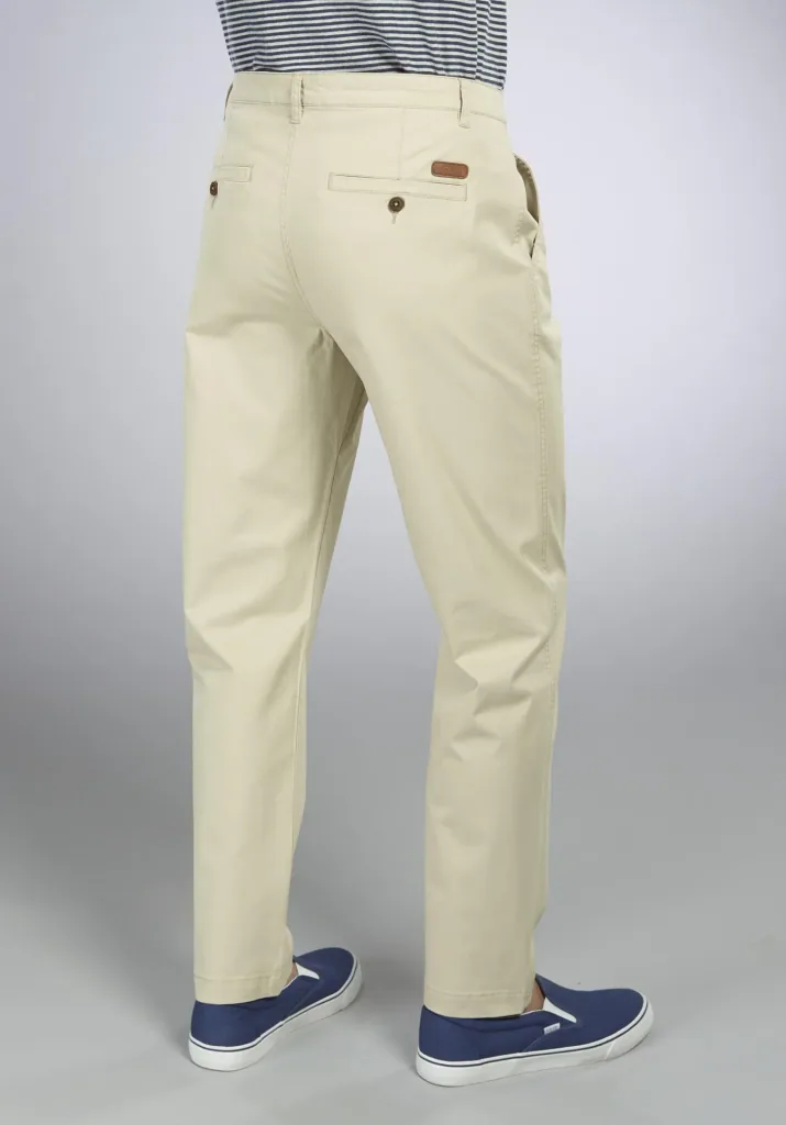Hose mit Twill, Farbe beige, Gr.48