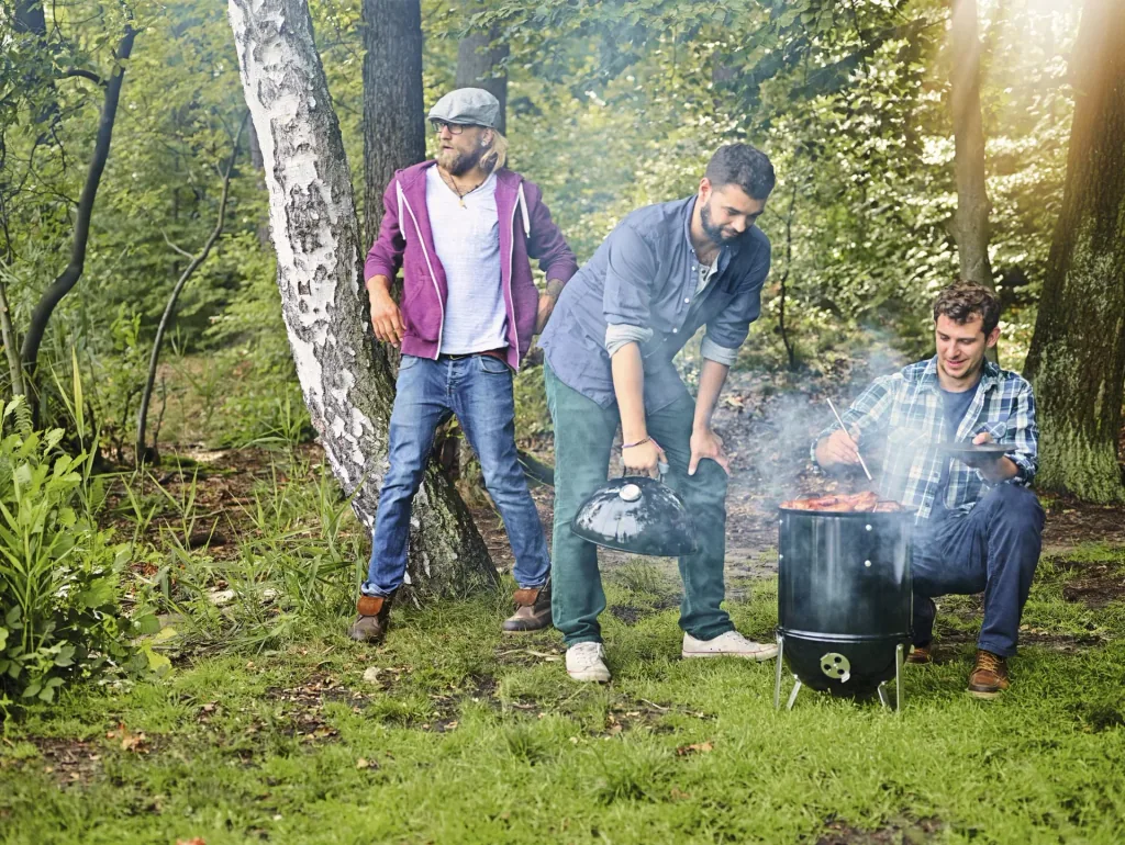 Holzkohlegrill Smokey Mountain Cooker, 37 cm, Black