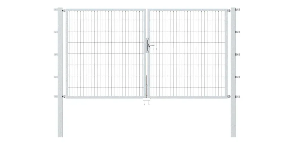 Doppeltor Flexo mit Zubehör, feuerverzinkt, Breite 250 cm, Höhe 100 cm, PF: 60x60 cm