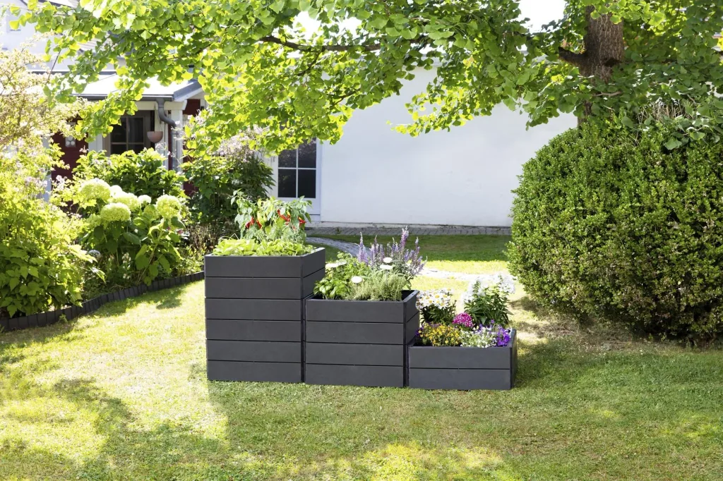 Hochbeet-System Stone "Ergo Quadro", Größe M