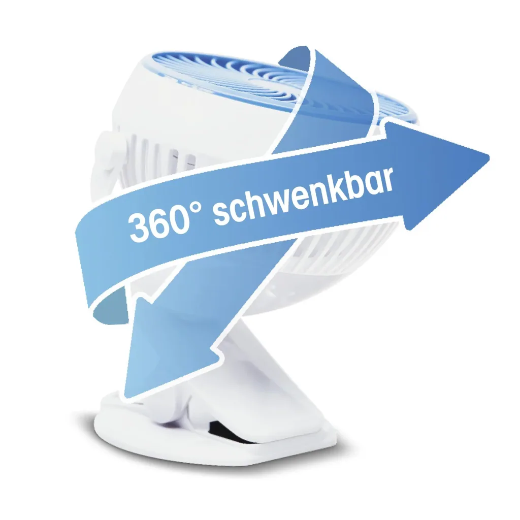 Akku Ventilator Go Fan weiß