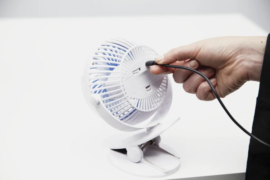 Akku Ventilator Go Fan weiß