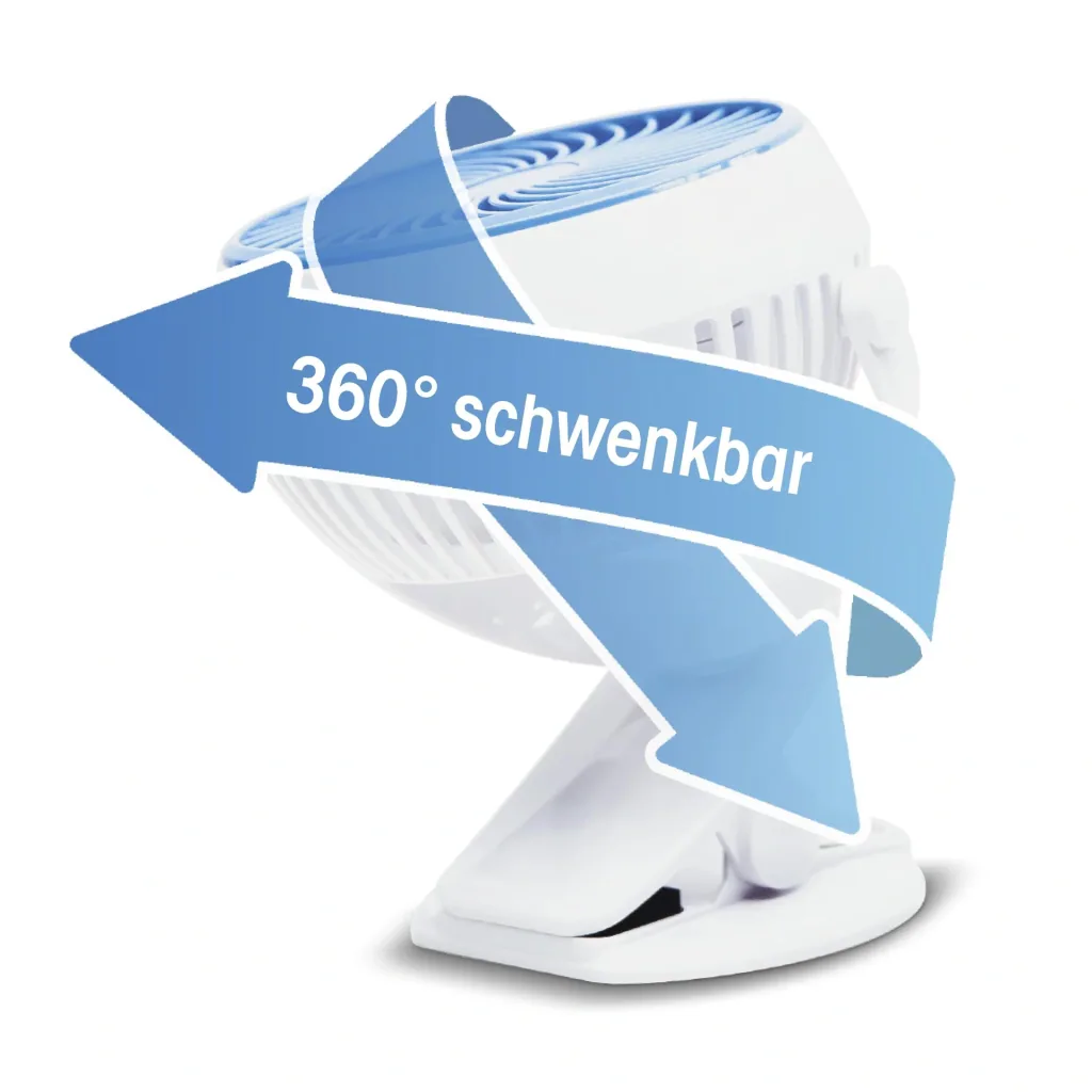 Akku Ventilator Go Fan weiß