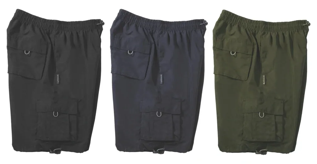 Herren Shorts mit Gummizug, Farbe schwarz, Gr. XXL